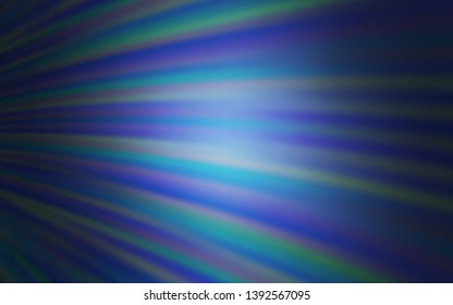 Light BLUE vector texture with curved lines. Colorful geometric sample with gradient lines.  Abstract style for your business design.