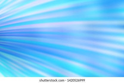 Light BLUE vector texture with curved lines. Geometric illustration in abstract style with gradient.  New composition for your brand book.