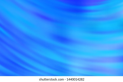 Light BLUE vector texture with curved lines. Colorful illustration in simple style with gradient. Brand new design for your ads, poster, banner.