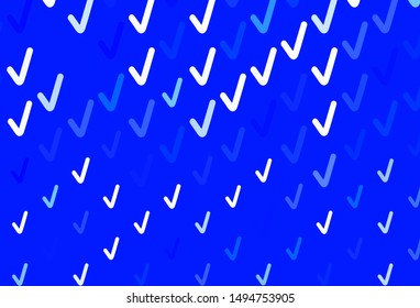 Light BLUE vector texture with curved lines. A completely new colorful illustration in simple style. A completely new template for your design.