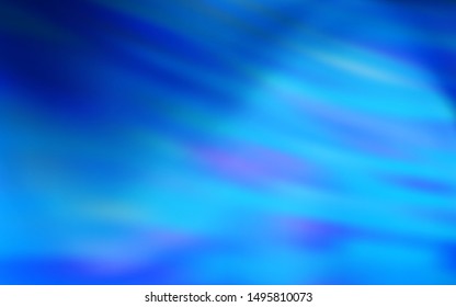 Light BLUE vector texture with curved lines. An elegant bright illustration with gradient. Template for cell phone screens.