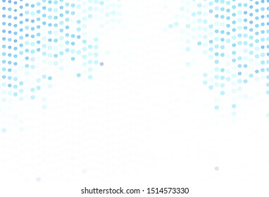 Light BLUE vector texture with curved lines. Colorful geometric sample with gradient lines.  A new texture for your  ad, booklets, leaflets.
