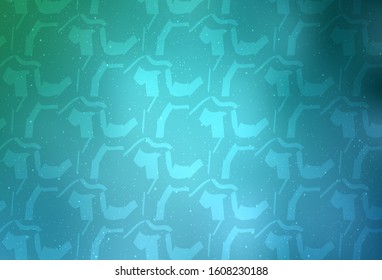 Light BLUE vector texture with curved lines. Geometric illustration in abstract style with gradient.  Abstract design for your web site.
