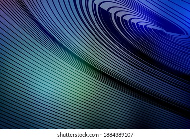 Light BLUE vector texture with curved lines. Colorful gradient illustration in simple style with lines. Abstract design for your web site.