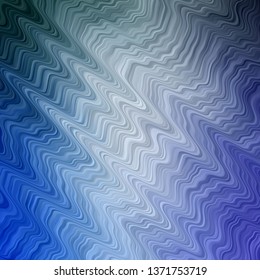 Light BLUE vector texture with curves. Abstract gradient illustration with wry lines. Pattern for ads, commercials.