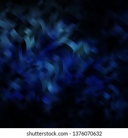 Light BLUE vector texture with curves. Bright illustration with gradient circular arcs. Pattern for busines booklets, leaflets