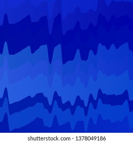 Light BLUE vector texture with curves. Abstract gradient illustration with wry lines. Design for your business promotion.