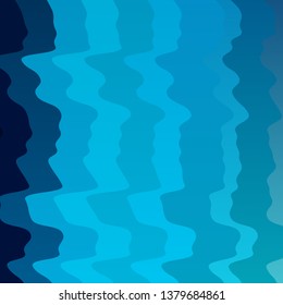Light BLUE vector texture with curves. Colorful illustration in circular style with lines. Best design for your ad, poster, banner.