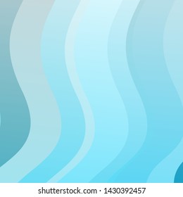 Light BLUE vector texture with curves. Colorful illustration in abstract style with bent lines. Pattern for websites, landing pages.