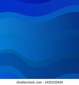 Light BLUE vector texture with curves. Brand new colorful illustration with bent lines. Design for your business promotion.