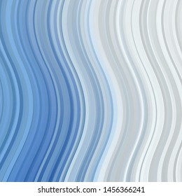 Light BLUE vector texture with curves. Colorful abstract illustration with gradient curves. Pattern for ads, commercials.