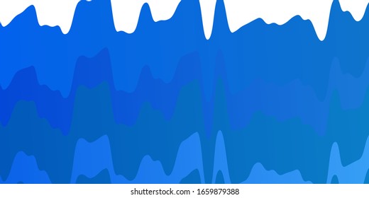 Light BLUE vector texture with curves. Bright illustration with gradient circular arcs. Smart design for your promotions.