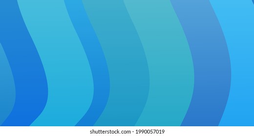 Textura vectorial AZUL ligera con curvas. Ilustración colorida en estilo circular con líneas. Patrón de anuncios, comerciales.