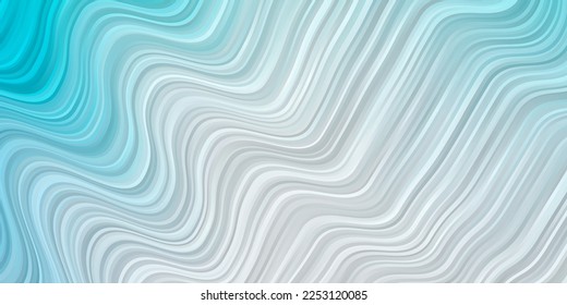 Light BLUE vector texture with curves. Illustration in abstract style with gradient curved.  Pattern for websites, landing pages.
