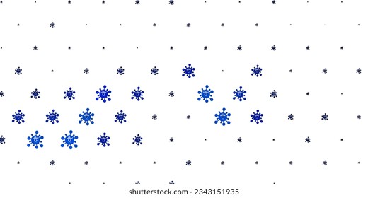 Light BLUE vector texture with disease symbols. Colorful abstract illustration with gradient medical shapes. Best design for quarantine events.