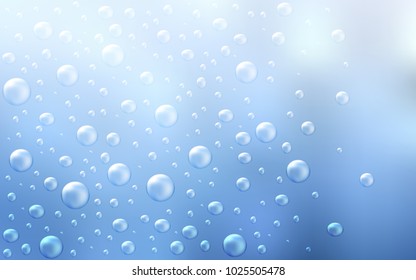 Light BLUE vector texture with disks. Modern abstract illustration with colorful water drops. New design for ad, poster, banner of your website.