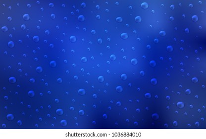 Light BLUE vector texture with disks. Illustration with set of shining colorful abstract circles. New design for ad, poster, banner of your website.