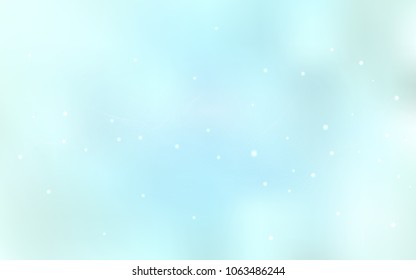 Light BLUE vector texture with disks. Abstract illustration with colored bubbles in nature style. The pattern can be used for ads, leaflets of liquid.