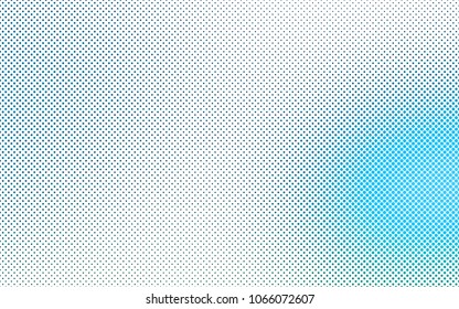 Light BLUE vector  texture with disks. Illustration with set of shining colorful abstract circles. New design for ad, poster, banner of your website.