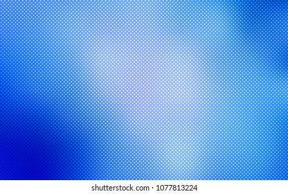 Light BLUE vector texture with disks. Blurred bubbles on abstract background with colorful gradient. Pattern can be used for futuristic ad, booklets.