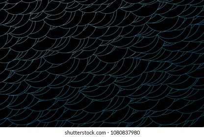 Light BLUE vector  texture with disks. Blurred decorative design in abstract style with bubbles. The pattern can be used for ads, leaflets of liquid.