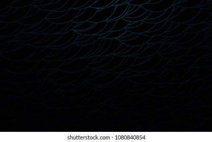 Light BLUE vector  texture with disks. Blurred bubbles on abstract background with colorful gradient. The pattern can be used for ads, leaflets of liquid.