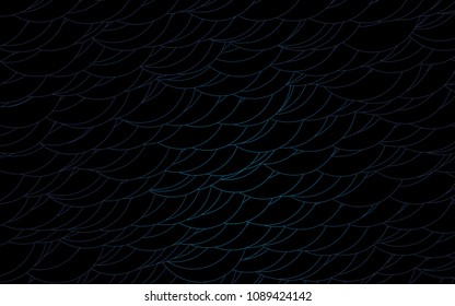 Light BLUE vector  texture with disks. Beautiful colored illustration with blurred circles in nature style. Completely new template for your brand book.