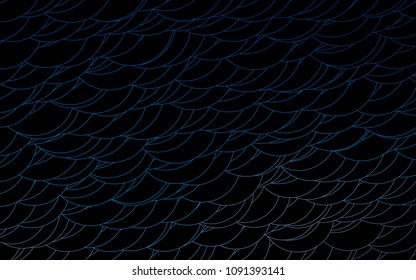 Light BLUE vector  texture with disks. Blurred bubbles on abstract background with colorful gradient. The pattern can be used for ads, leaflets of liquid.