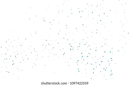 Light BLUE vector  texture with disks. Beautiful colored illustration with blurred circles in nature style. The pattern can be used for aqua ad, booklets.