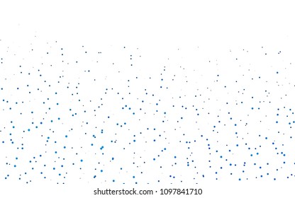 Light BLUE vector  texture with disks. Beautiful colored illustration with blurred circles in nature style. The pattern can be used for beautiful websites.