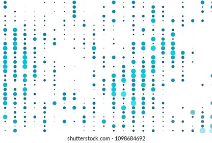 Light BLUE vector  texture with disks. Modern abstract illustration with colorful water drops. The pattern can be used for beautiful websites.