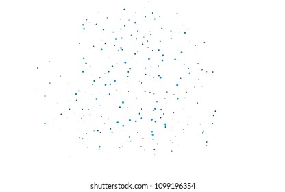 Light BLUE vector  texture with disks. Blurred decorative design in abstract style with bubbles. The pattern can be used for ads, leaflets of liquid.