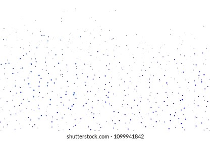 Light BLUE vector  texture with disks. Blurred bubbles on abstract background with colorful gradient. Pattern can be used as texture of water, rain drops.