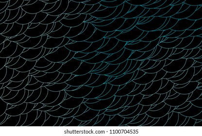 Light BLUE vector  texture with disks. Blurred decorative design in abstract style with bubbles. Beautiful design for your business natural advert.