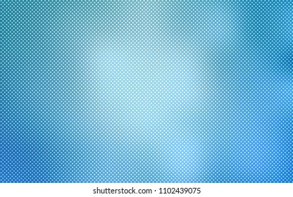 Light BLUE vector texture with disks. Modern abstract illustration with colorful water drops. New design for ad, poster, banner of your website.