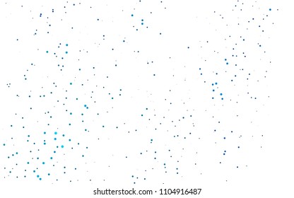 Light BLUE vector  texture with disks. Illustration with set of shining colorful abstract circles. New design for ad, poster, banner of your website.