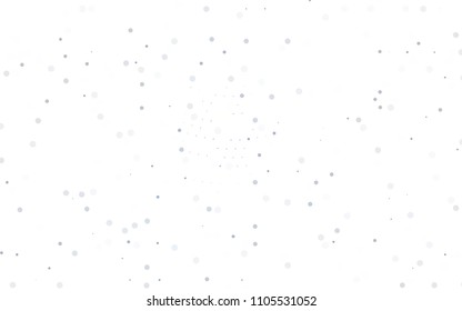 Light BLUE vector  texture with disks. Blurred decorative design in abstract style with bubbles. New design for ad, poster, banner of your website.
