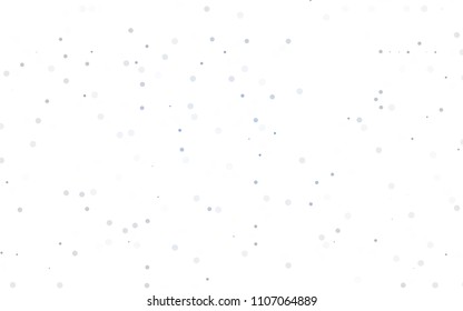 Light BLUE vector  texture with disks. Blurred decorative design in abstract style with bubbles. New design for ad, poster, banner of your website.