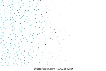 Light BLUE vector  texture with disks. Modern abstract illustration with colorful water drops. The pattern can be used for aqua ad, booklets.