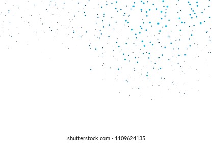 Light BLUE vector  texture with disks. Blurred bubbles on abstract background with colorful gradient. The pattern can be used for beautiful websites.