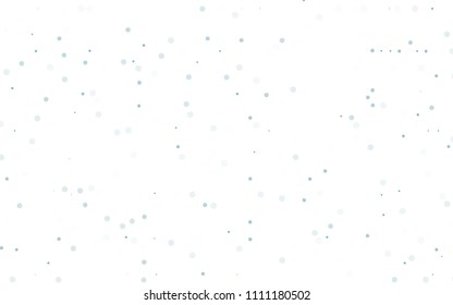 Light BLUE vector  texture with disks. Blurred decorative design in abstract style with bubbles. The pattern can be used for aqua ad, booklets.
