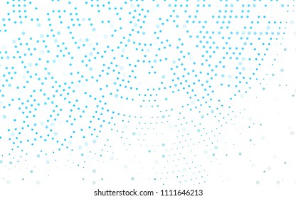 Light BLUE vector  texture with disks. Modern abstract illustration with colorful water drops. New design for ad, poster, banner of your website.