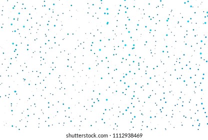 Light BLUE vector  texture with disks. Beautiful colored illustration with blurred circles in nature style. The pattern can be used for aqua ad, booklets.