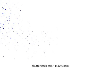 Light BLUE vector  texture with disks. Modern abstract illustration with colorful water drops. Pattern can be used as texture of water, rain drops.