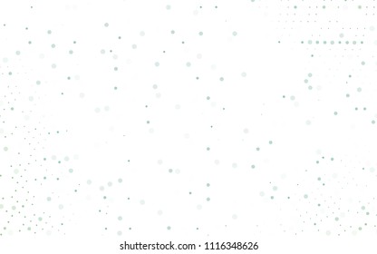 Light BLUE vector  texture with disks. Blurred bubbles on abstract background with colorful gradient. The pattern can be used for beautiful websites.