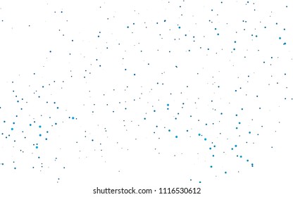 Light BLUE vector  texture with disks. Beautiful colored illustration with blurred circles in nature style. Pattern can be used as texture of water, rain drops.