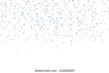 Light BLUE vector  texture with disks. Abstract illustration with colored bubbles in nature style. Pattern can be used as texture of water, rain drops.