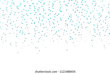 Light BLUE vector  texture with disks. Illustration with set of shining colorful abstract circles. New design for ad, poster, banner of your website.