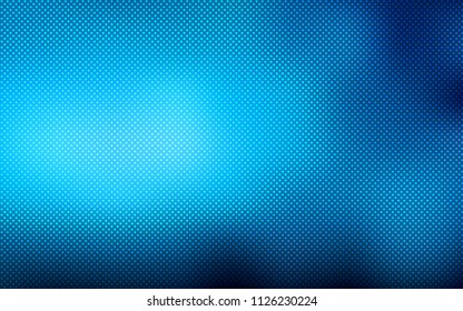 Light BLUE vector texture with disks. Abstract illustration with colored bubbles in nature style. Pattern can be used for futuristic ad, booklets.