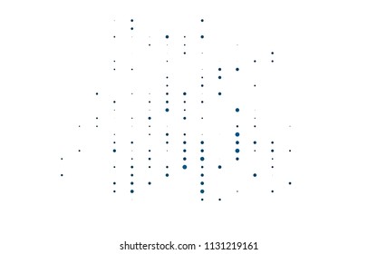 Light BLUE vector  texture with disks. Blurred bubbles on abstract background with colorful gradient. Beautiful design for your business natural advert.